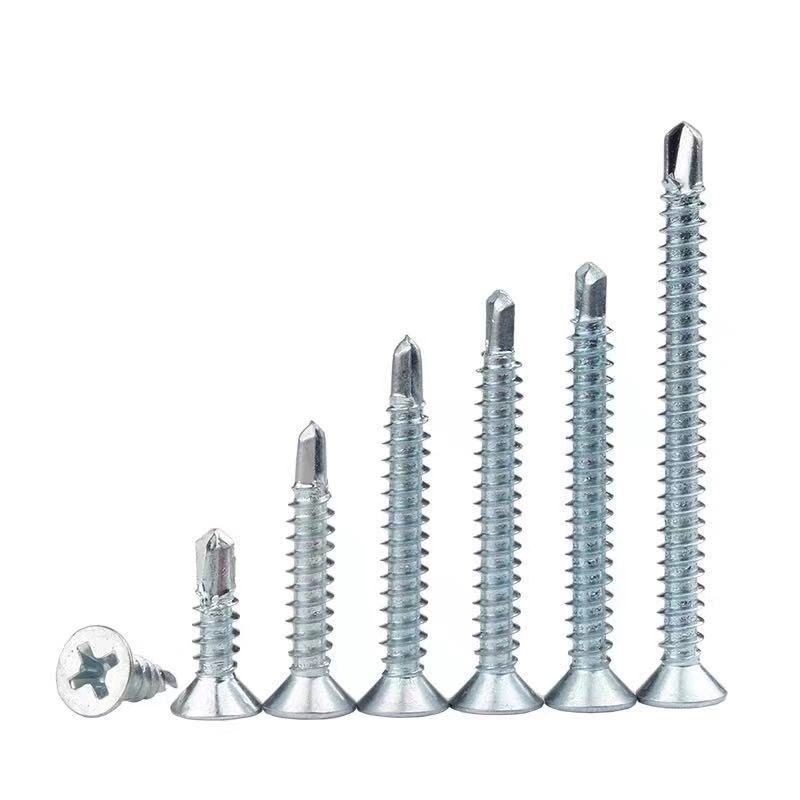 DIN7504 Cross Recessed Countersunk Head Self-Drilling Screws With Tapping Screw Thread