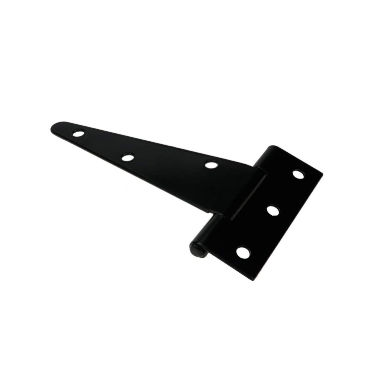 T-Strap Shed Hinge Heavy Duty Black Rustic Hardware Iron Rustproof Door Hinge T/Tee Barn gate hinge