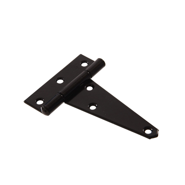 T-Strap Shed Hinge Heavy Duty Black Rustic Hardware Iron Rustproof Door Hinge T/Tee Barn gate hinge