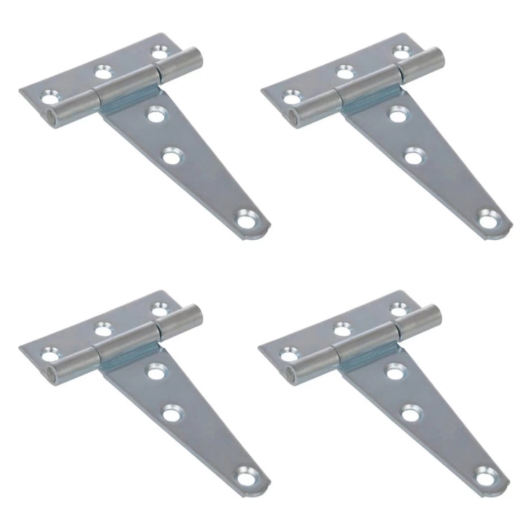 T-Strap Shed Hinge Heavy Duty Black Rustic Hardware Iron Rustproof Door Hinge T/Tee Barn gate hinge