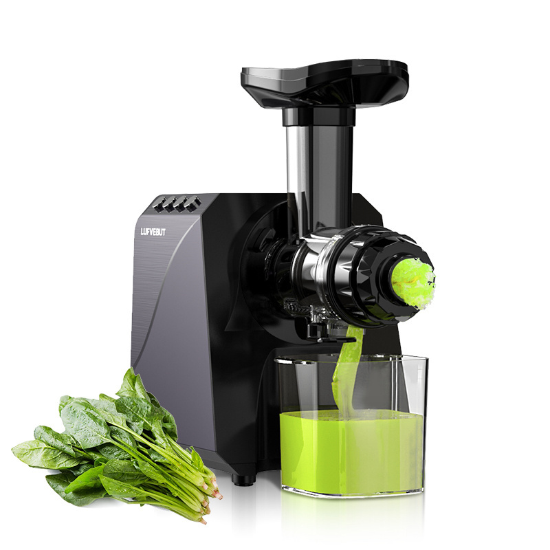 Cold Press Slow Juicer with Horizontal Type Carrots and Vegetable Slicer Machine Low Noise Cold Press Multi-Purpose Juicer Extra