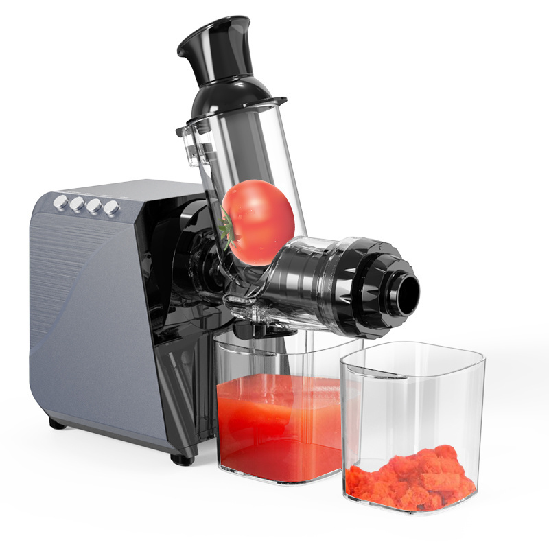 BPA Free New Masticating Juicer Quiet Motor Screw Press Tomato Orange Fruit Juicer Horizontal Whole Slow Juicer