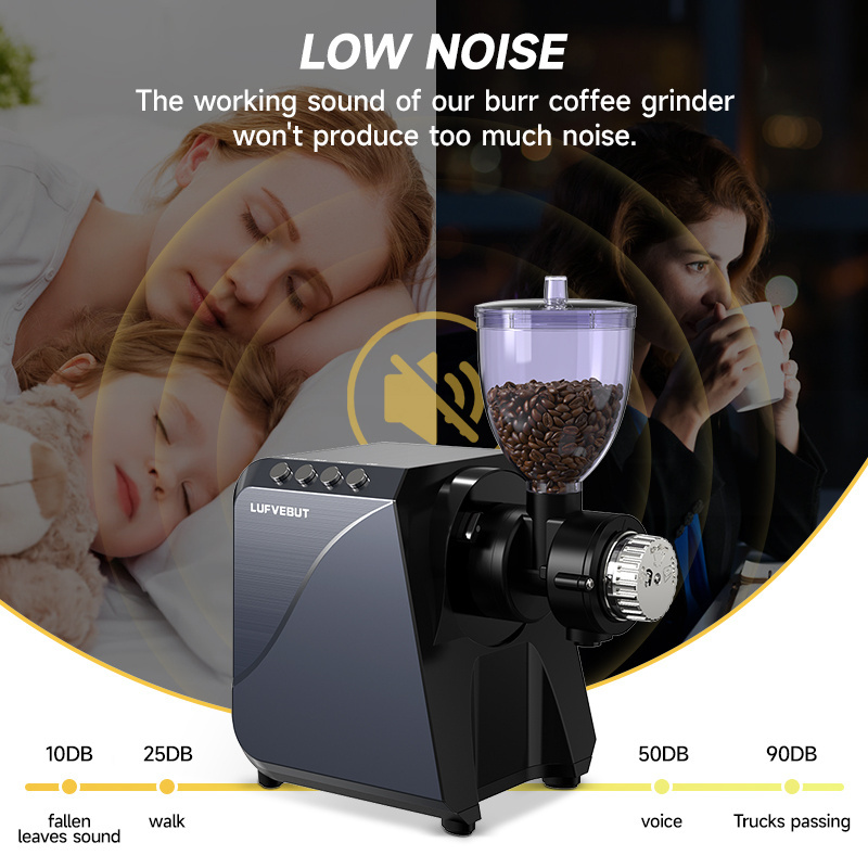 multifunctional Adjustable Setting electric coffee grinder machine