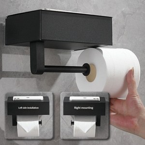 Bathroom Accessories Wall Mounted Stainless Steel Free Standing Wrapping Hardware Paper Towel Toilet Tissue Roll Holder