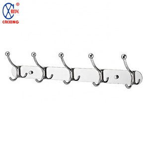 Bathroom hardware wall mounted metal wall hook for hanging clothes