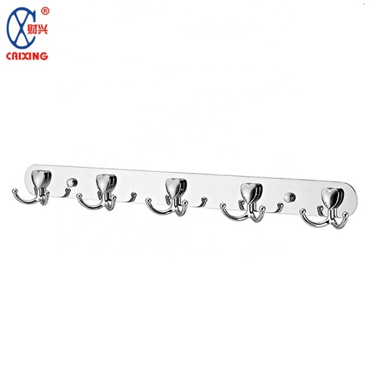 Wholesale bedroom Bathroom accessory wall metal hooks for clothes hanger