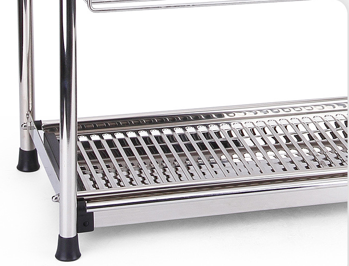 High Quality Stainless Steel Home Kitchen Chopsticks Large Capacity Multi-layer Dish Drying Rack cutlery drainer