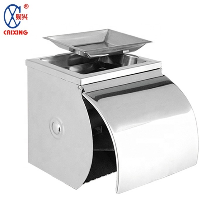 Good Quality Stainless Steel Round Toilet Paper Dispenser Tissue Box Holder paper towel dispenser