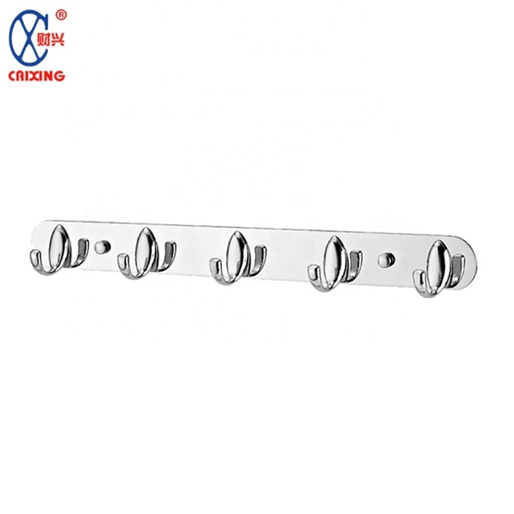 Wholesale bedroom Bathroom accessory wall metal hooks for clothes hanger