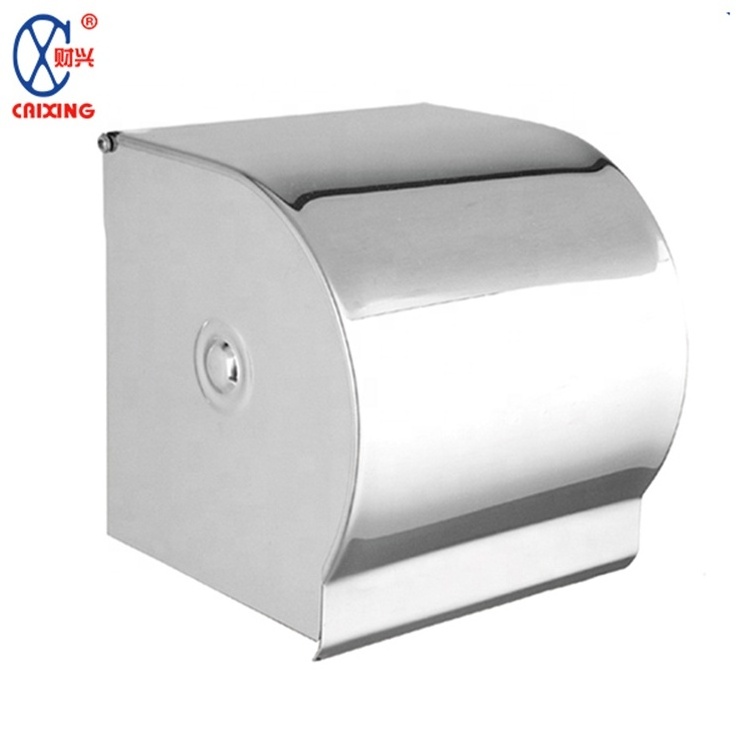 Good Quality Stainless Steel Round Toilet Paper Dispenser Tissue Box Holder paper towel dispenser