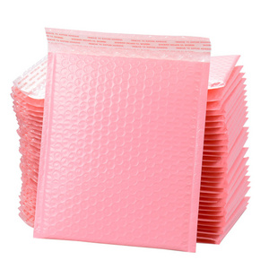 Pink Poly Bubble Padded Mailing Bag Custom Printed Black Rose Poly Bubble Mailers Padded Envelopes