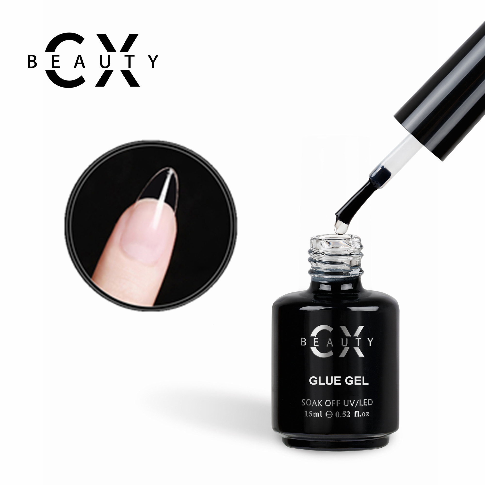 Private Label Full Cover Nail Tips Extensions Tip Adhesives Glues UV Gel Nail Polish Natural Resin Glue High Viscosity