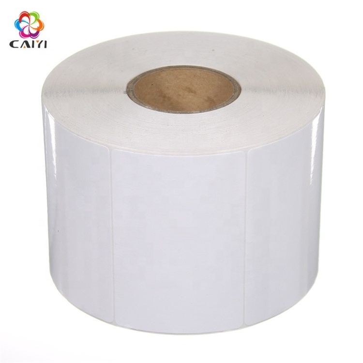 Self Adhesive Glossy White Polyester Labels Thermal Transfer Labels PP Labels