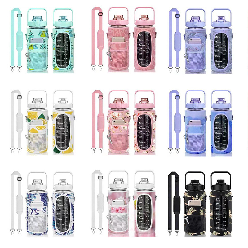 Bulk Empty Eco Friendly Baby Motivational Sports 2l Water Bottle With Strap Bling Stainless Steel Pure Copper