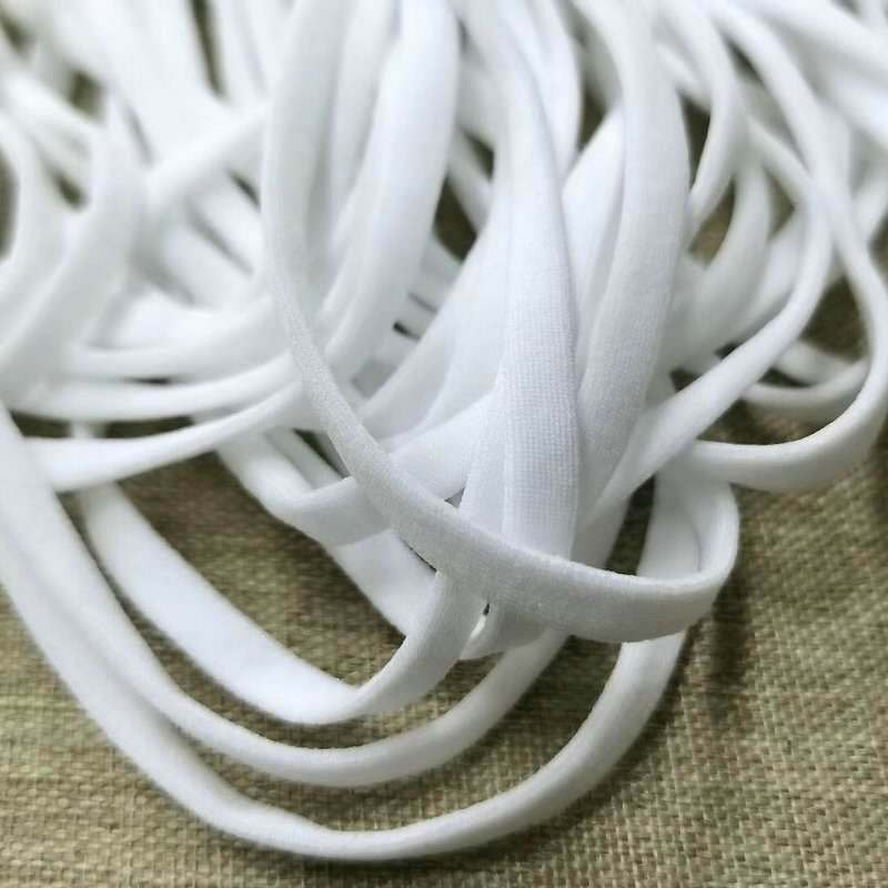 Spot wholesale 3mm 4mm 5mm environmental protection ear belt disposable elastic belt  elastic band webbing