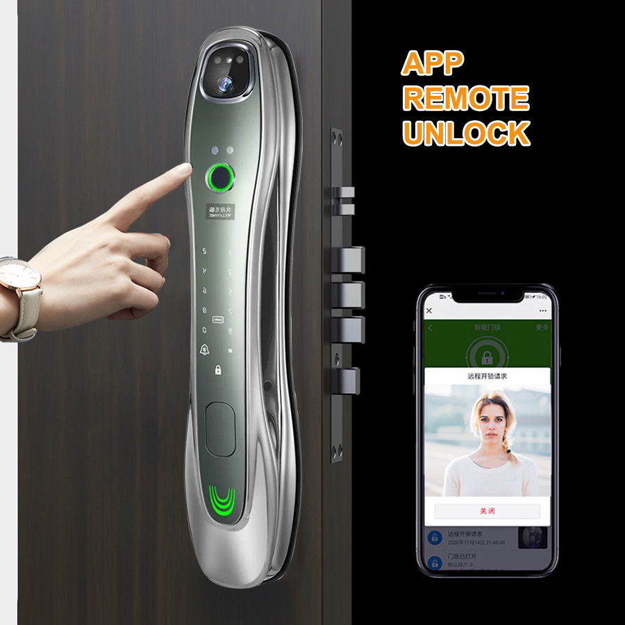 Wifi Tuya Rfid Card High Security Anti-theft Safe Electric Combination Digital Door Smart Fingerprint Scanner Touch Gate Locks