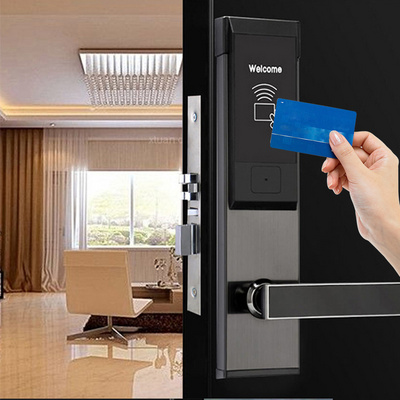 Price Intelligence Safe System Stainless Steel Electronic Mortise Key Card Rfid Nfc Keyless Hotel Room Door Smart Locks