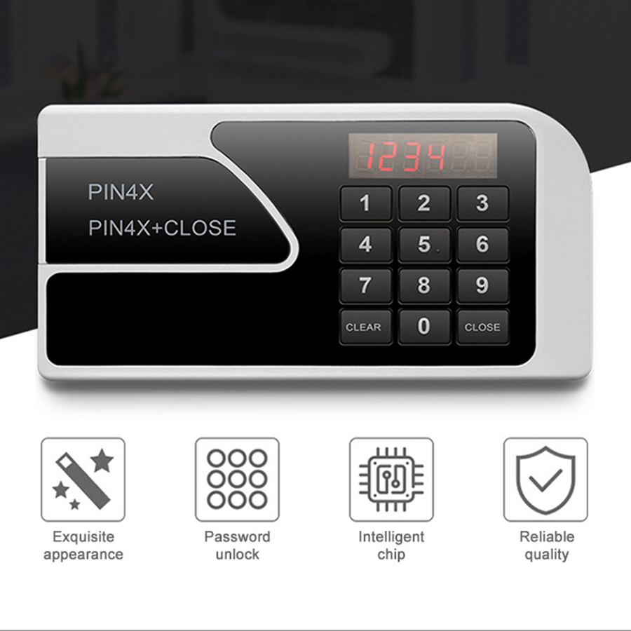 Electronic Digital Lock Keypad Security Password Smart Locker Safe Combination Box Lock with Intelligent Chip