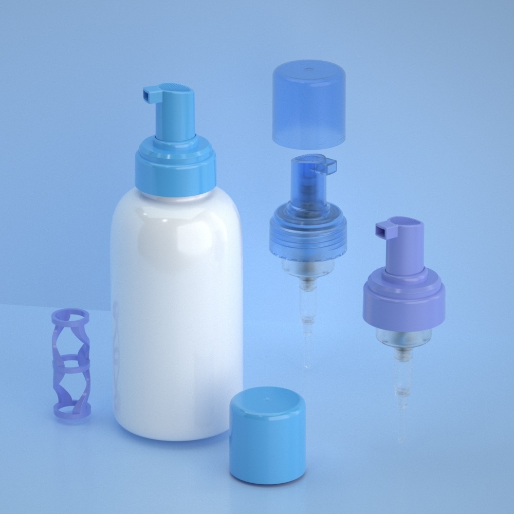 high quality 43/410 Out spring soap liquid dispenser foam pump customized