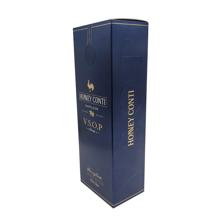 Kraft Liquor Box Wine Bottle Packaging Boxes Printed Logo Brand Advertising Luxury Manufacturer Wholesale Customized Beer Box