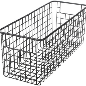 Deep Wire Storage Basket for Kitchen, Pantry, Cabinet - Pack of 2