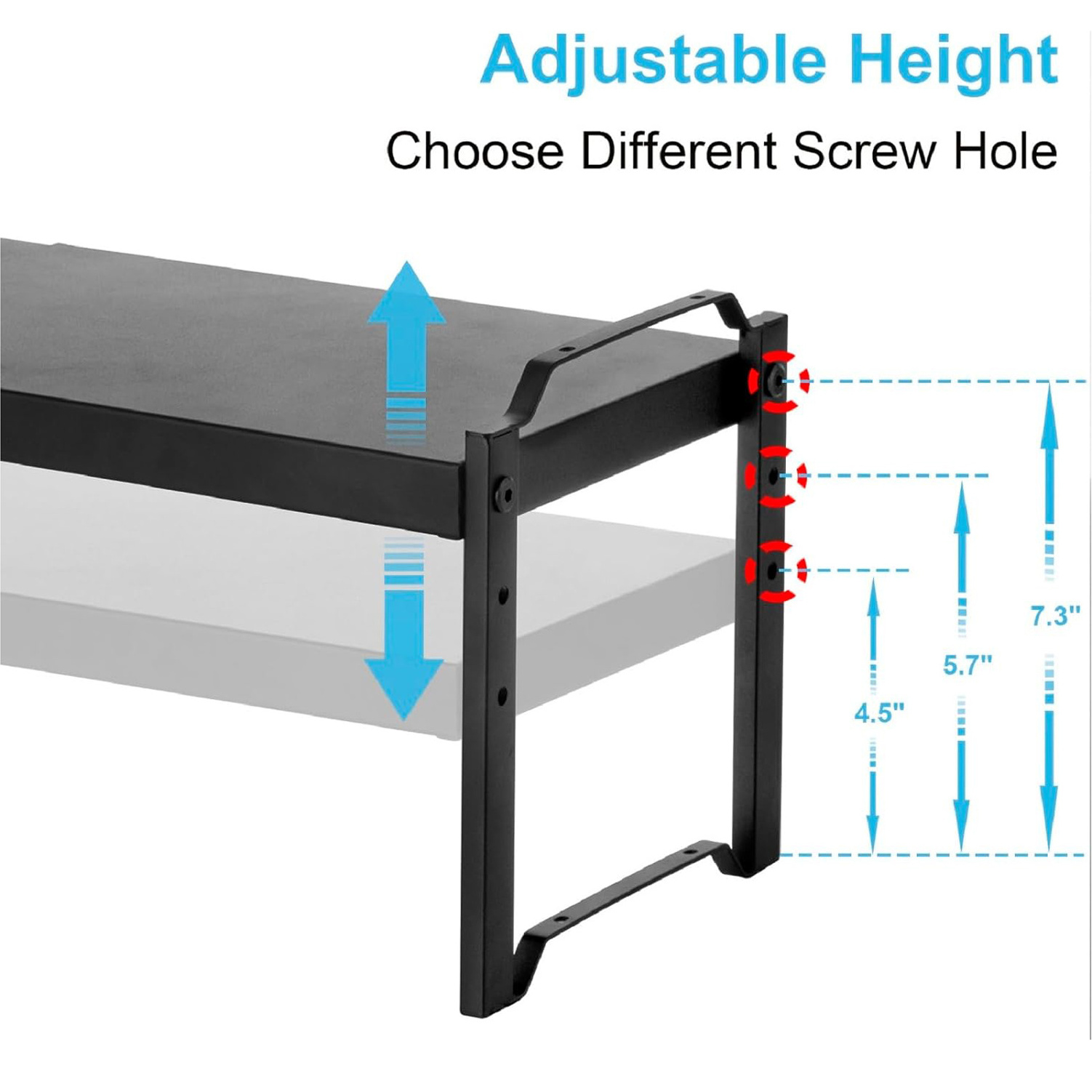 Kitchen Cabinet Cupboard Expandable Pantry Organizer Shelf Rack Adjustable Countertop Stackable Storage Shelves Organizer Stand