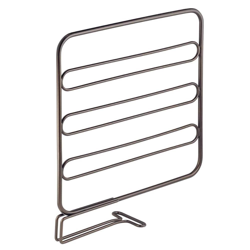 Versatile Metal Wire Closet Shelf Divider and Separator for Storage and Organization pack of 4