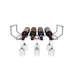 New Style Under Cupboard Stemware Drying Rack Hanging Wine Glass Holder Storage Rack