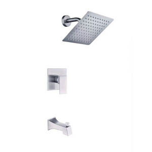 High Quality Chrome Shower System Faucet Set With Tub Spout Shower Trim Kits And Valve