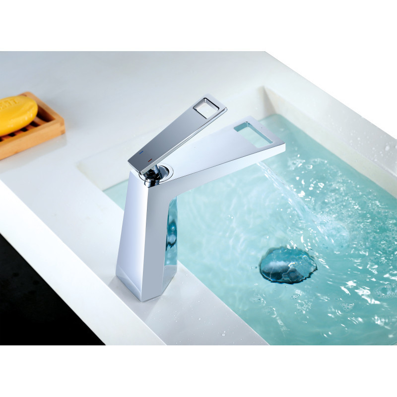 FROXI Single Handle Undermount Sink Mixer Tap Modern Style Bathroom black basin faucet