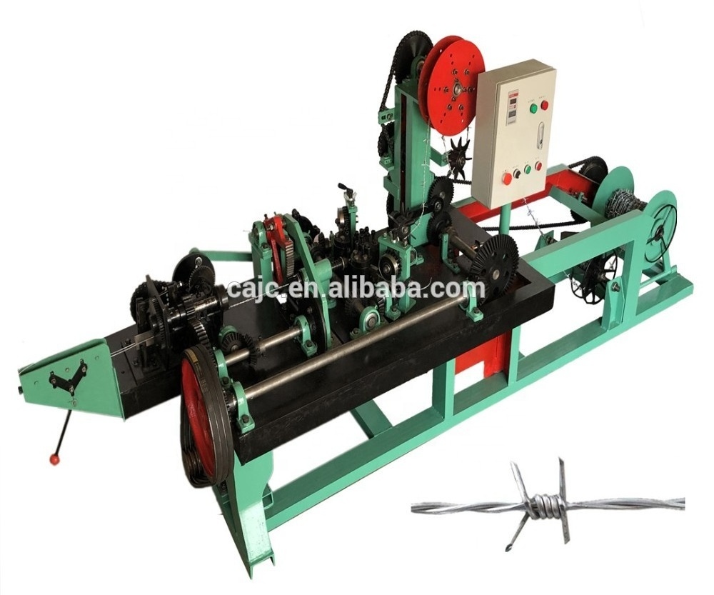 Hot selling automatic barbed wire making machine