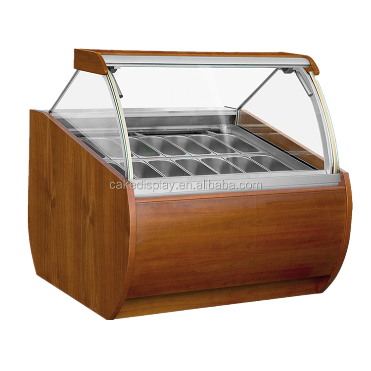 Italian Portable Popsicles Ice Cream Display Freezer