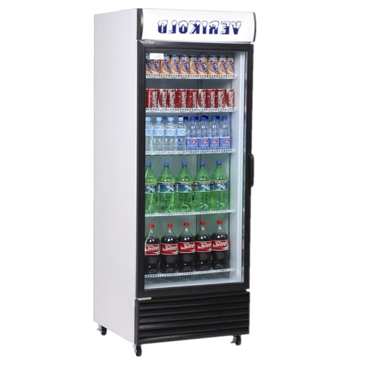 Commercial Used Transparent Glass Door Freezer