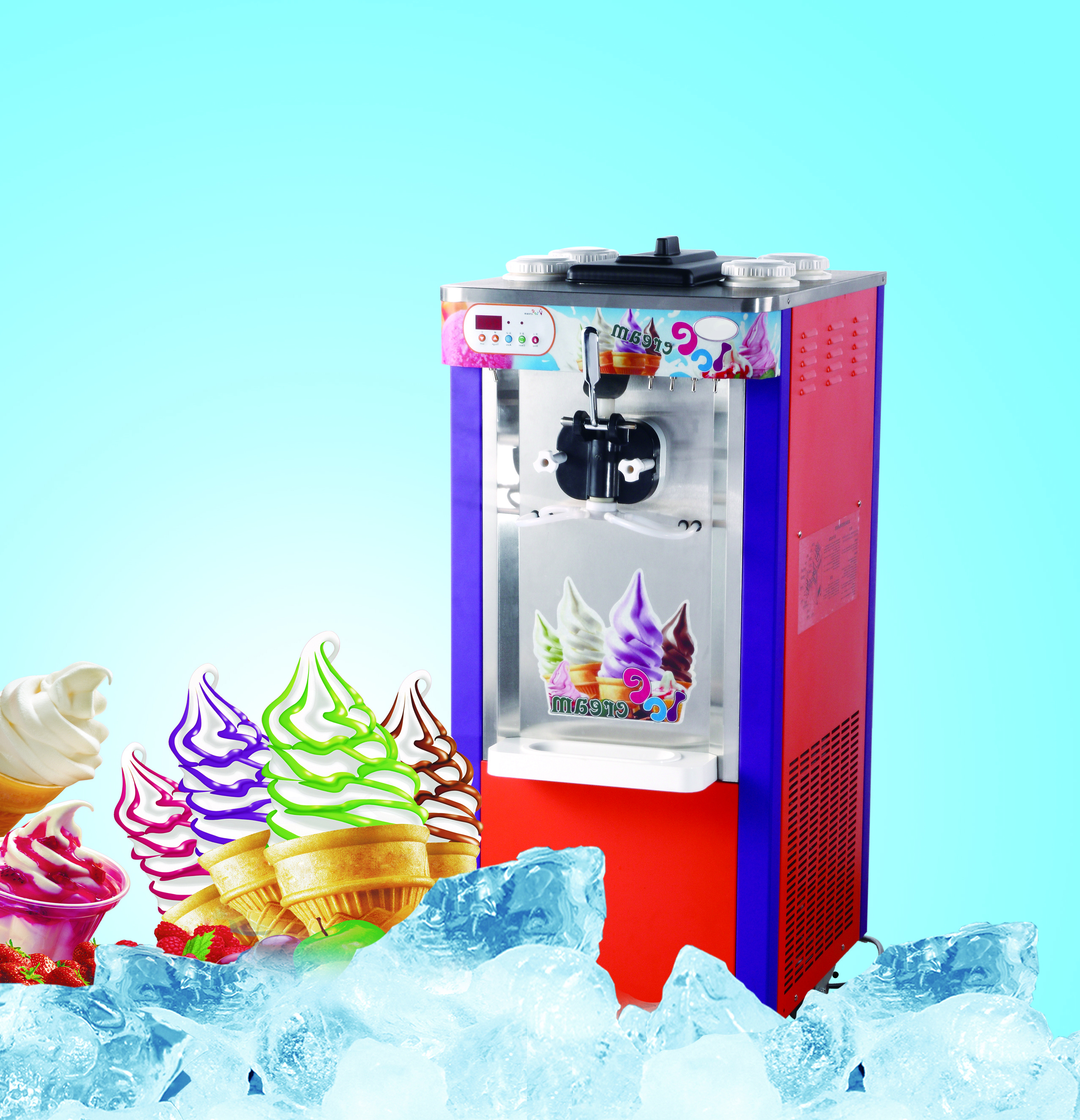 IEC Approved American Mini Sof Ice Cream Vending Machine