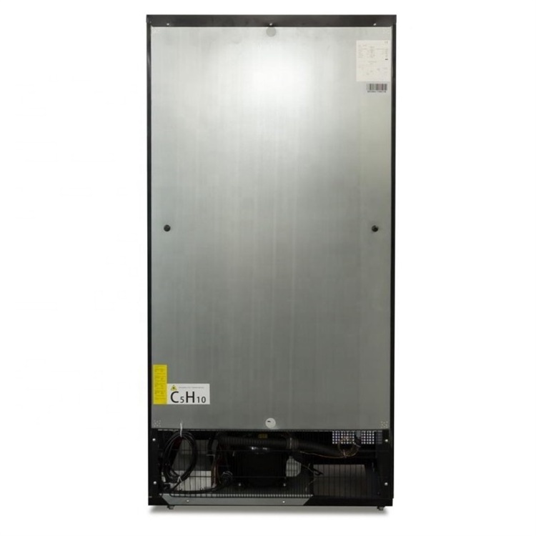 Commercial Used Double Glass Door Beverage Fridge Price