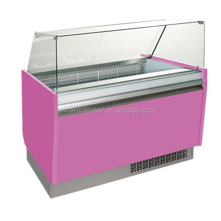 Italian Portable Popsicles Ice Cream Display Freezer