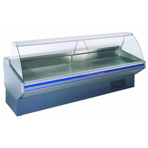 Stainless Steel Fish Meat Display Refrigerator Case