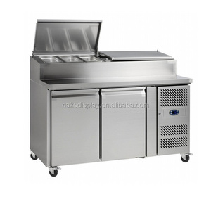 2018 Wholesale Refrigerated Sandwich Salad Bar Pizza Prep Table