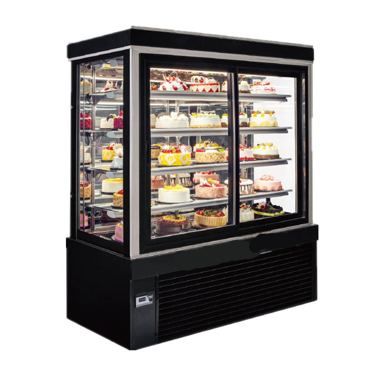 High Quality Bakery Cake Refrigerator Showcase  Display Cabinet With Four Shelves