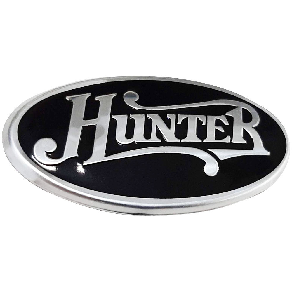 waterproof embossed nameplate logo black metal badge with self-adhesive for customization