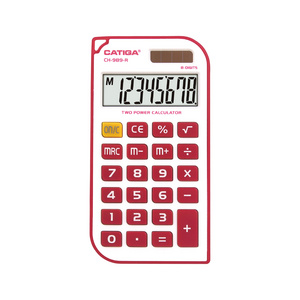 8 digits plastic key colorful appearance easy to carry CATIGA solar calculator electronic calculator handheld calculator