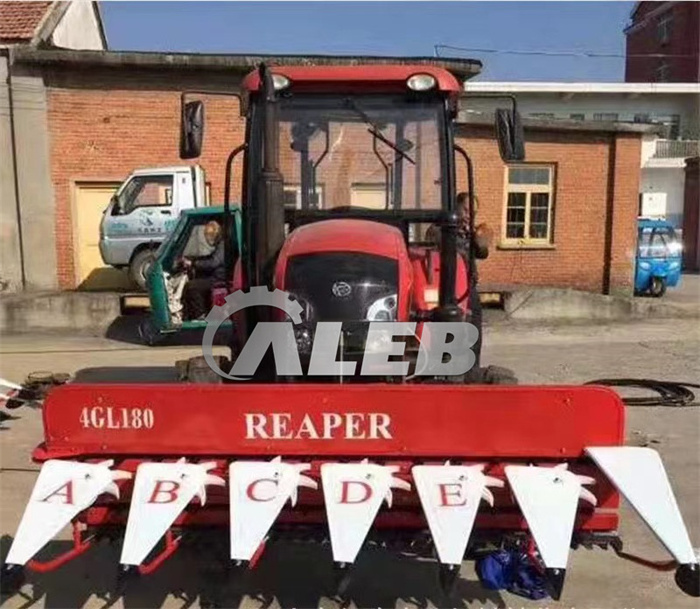 Affordable pepper windrower Easy to operate rice wheat swather mill machine