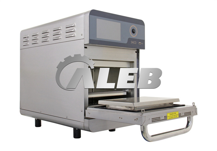 high efficient hot air microwave rapid speed oven for hamburger beef   high speed pizza oven