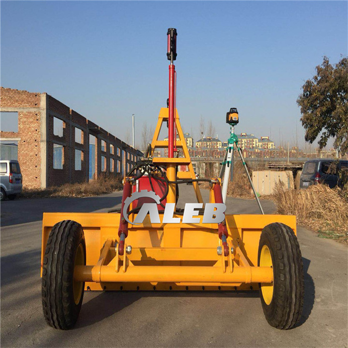 laser leveling grader for farm machinery 2.5-4m laser land grader for tractor/land leveling equipment improve soil production