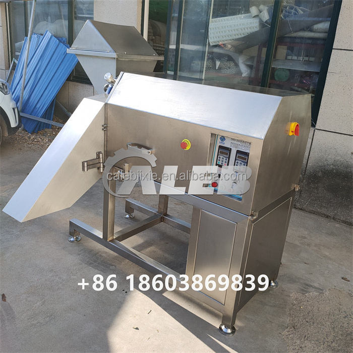 automatic meat dicer 5mm / 10mm /12mm / 18mm meat dicer  /frozen meat dicer cube cutting machine