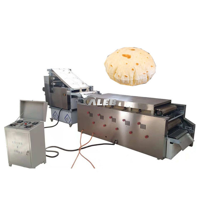 Pita arabic bread chapati tortilla tunnel bakery oven food production line baking oven