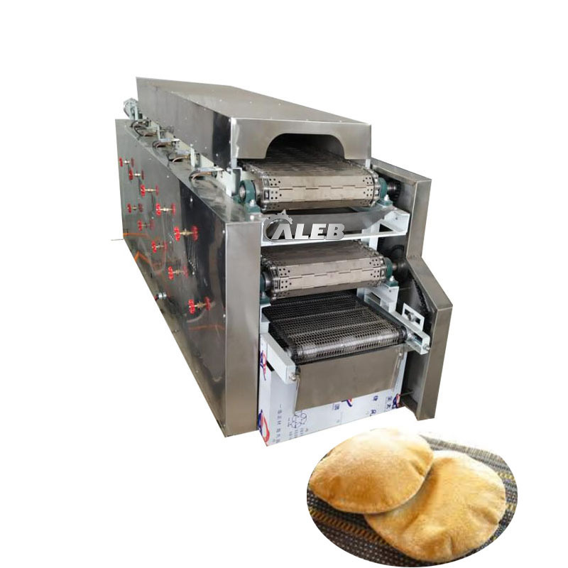 Pita arabic bread chapati tortilla tunnel bakery oven food production line baking oven