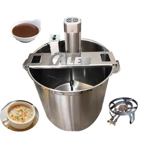 Multifunctional jam sauce stirring cooking machine  Electric sugar pepper chili tomato sauce mixing with stirring pot