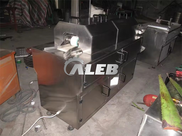 automatic aloe vera peeler peeling machine vera cactus processing machine