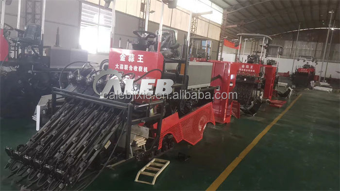 tractor drive peanut combine harvester machine/hot sale garlic combine harvester machine/garlic planting harvesting machine